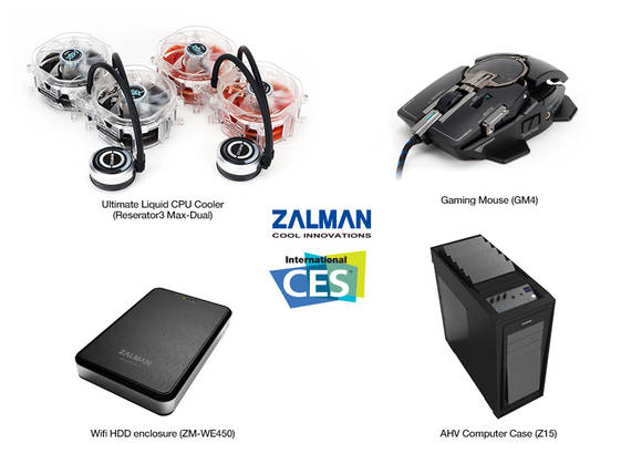 잘만테크, CES서 15종 신제품 선뵈