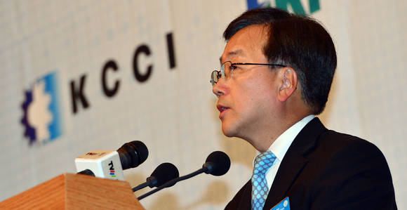 인사말 하는 이동근 대한상의 상근부회장