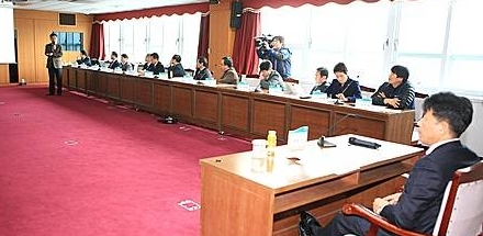 연구 결과보고하는 노광표 소장