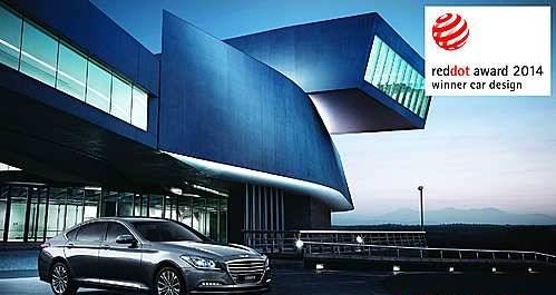 현대기아차 신형 제네시스 수상/뉴시스