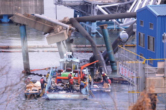 GS칼텍스의 여수원유유출사고 현장