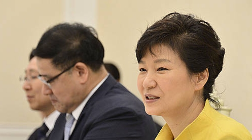 인사말하는 박근혜 대통령/뉴시스