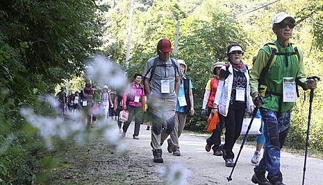 분단의 길을 걸으며 평화를 기원해요/뉴시스