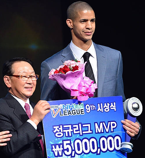 2012-2013 프로배구 MVP 레오/뉴시스