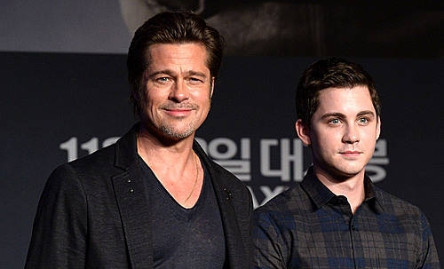 포즈 취한 브래드 피트-로건 레먼/뉴시스