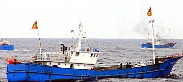 불법 조업 중국어선 나포/뉴시스