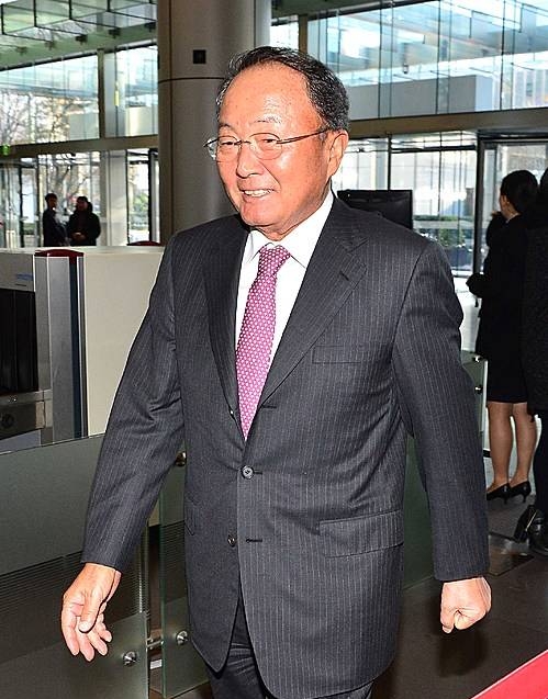 삼성인상 시상식 참석하는 이수빈 회장/뉴시스