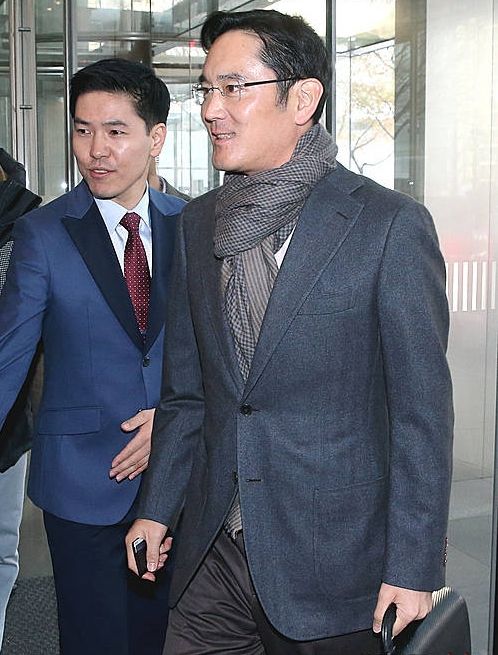 밝은 표정의 이재용 삼성전자 부회장/뉴시스