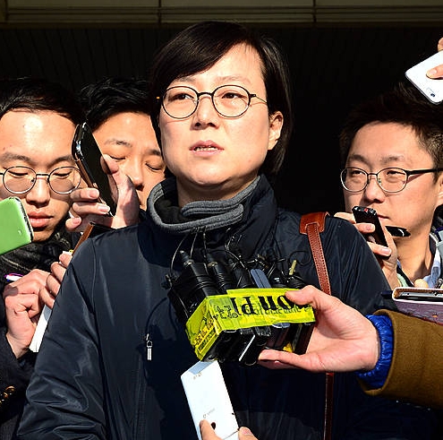 답변하는 황선 대표/뉴시스