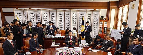 정의화 의장 만난 여야 지도부/뉴시스