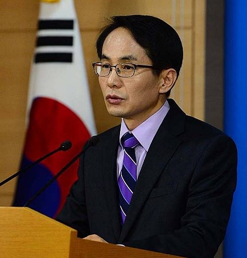 통일부 정례브리핑하는 임병철 대변인/뉴시스