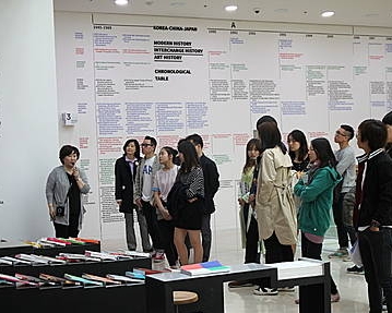 서울시립미술관 도슨트 장면/뉴시스