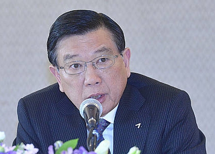 취임 기자간담회 갖는 박삼구 회장/뉴시스