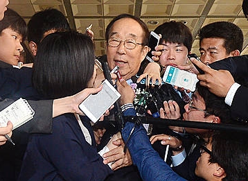 검찰 출석한 박용성 전 회장/뉴시스