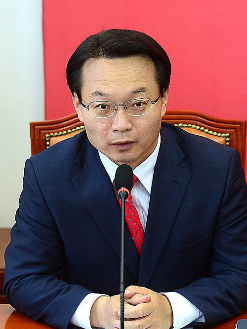 인사말하는 조해진 원내수석부대표/뉴시스