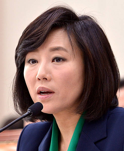 정무수석에 내정된 조윤선 여성가족부 장관/뉴시스