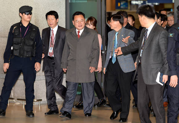 광주U대회 북한 대표단/뉴시스