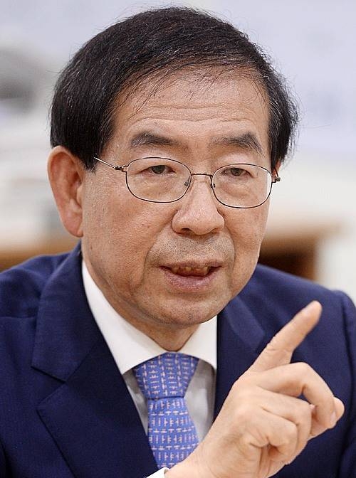 질문 답하는 박원순 서울시장/뉴시스