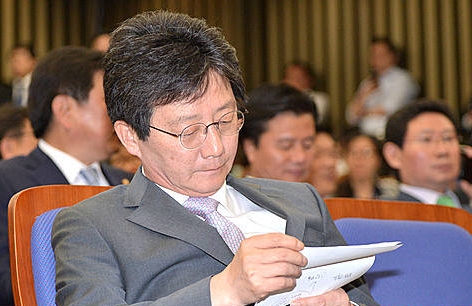 의총 참석한 유승민/뉴시스