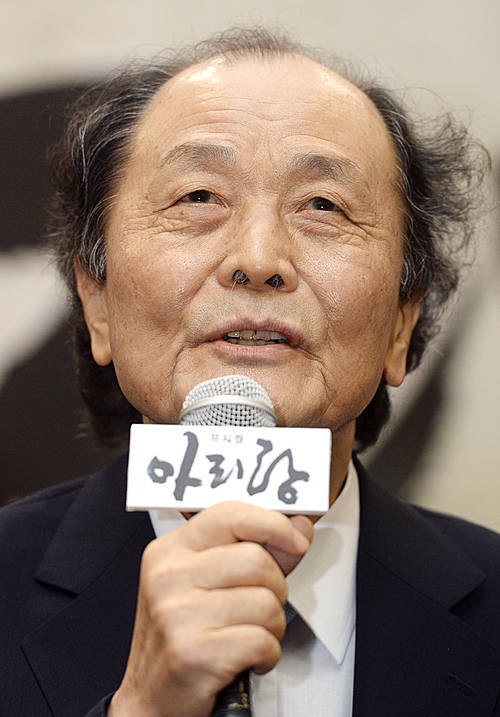 조정래 작가, '제 소설 아리랑이 뮤지컬이 됩니다'/뉴시스