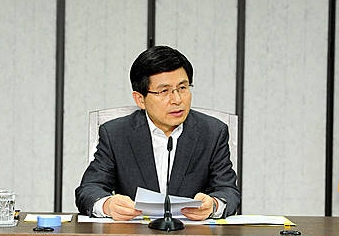 확대간부회의 참석한 황교안/뉴시스