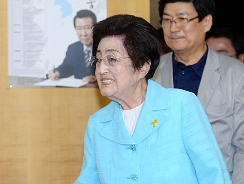 이희호 여사, 황 총리 접견/뉴시스