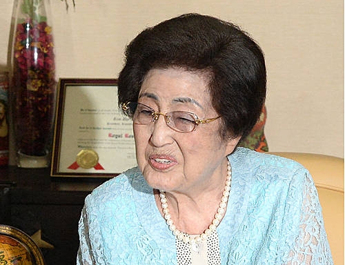 환담하는 이희호 여사/뉴시스