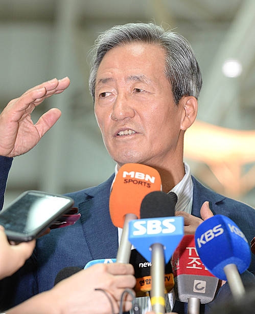 FIFA 대권 도전위해, 정몽준 회장 미국행/뉴시스
