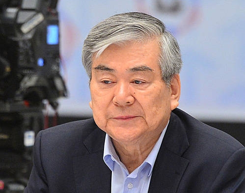 간담회 참석한 조양호 회장/뉴시스
