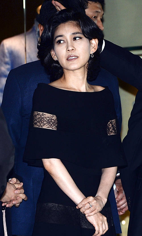 호암상 축하 만찬 참석한 이부진/뉴시스