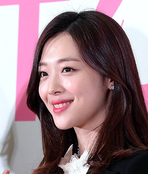 설리의 미소/뉴시스