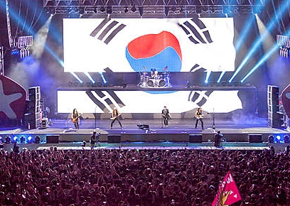'2015 펜타포트 락 페스티벌' 펜타포트 스테이지 전경/뉴시스