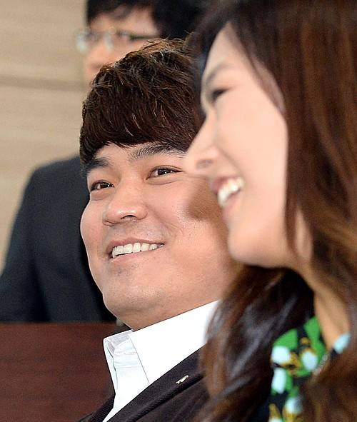 추신수-하원미/뉴시스