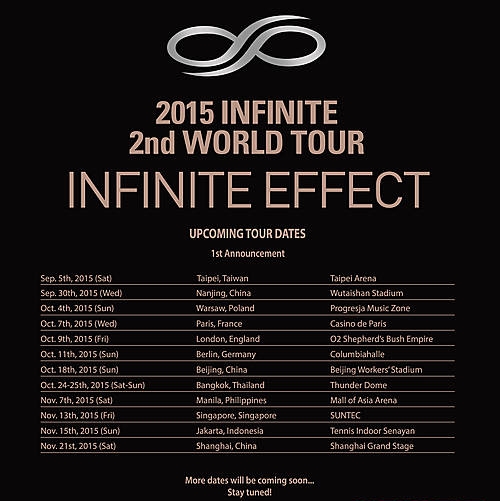 인피니트, 9월 두 번째 대만 월드투어/뉴시스