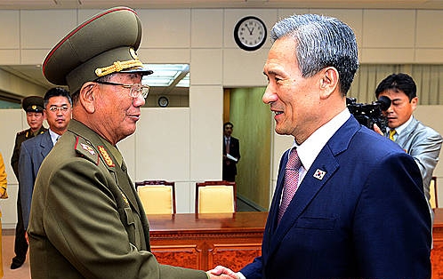 南北, 고위급 접촉 '역사적 타결'/뉴시스