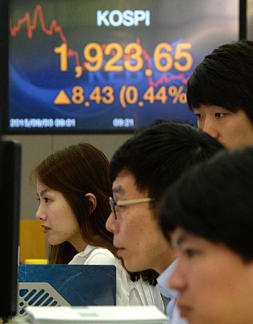 미국발 훈풍이 국내증시에도 반영되며 상승 마감/뉴시스