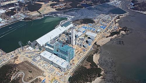 건설중인 1000MW급 신보령발전 1·2호기/뉴시스