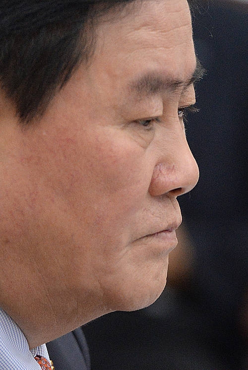 불성실 답변 논란 최경환 부총리/뉴시스