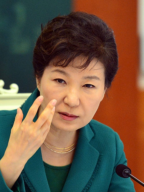 회의 모두발언하는 박 대통령/뉴시스