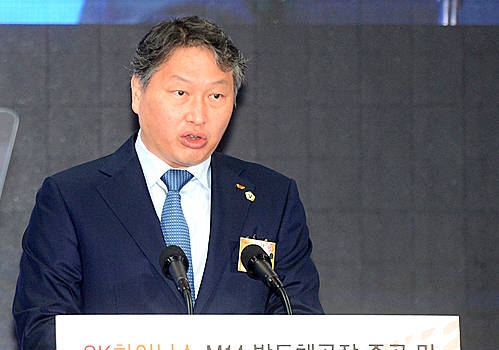 인사말하는 최태원 SK 회장/뉴시스