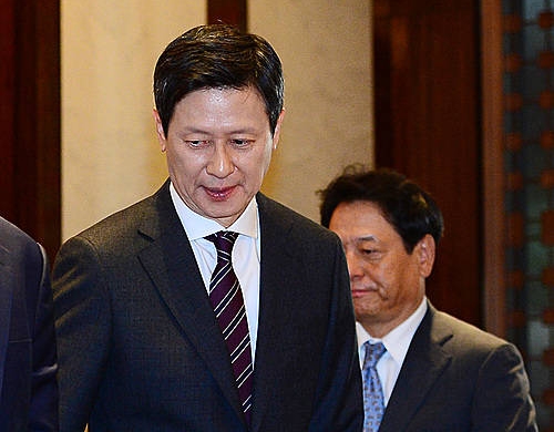입장발표 마친 신동주 전 부회장/뉴시스