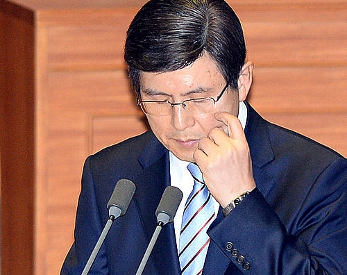 곤혹스러운 황교안 국무총리/뉴시스
