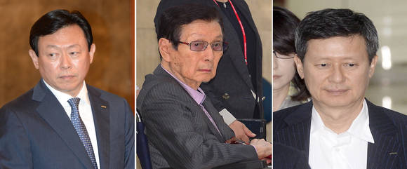 롯데 신동빈 신격호 신동주/뉴시스