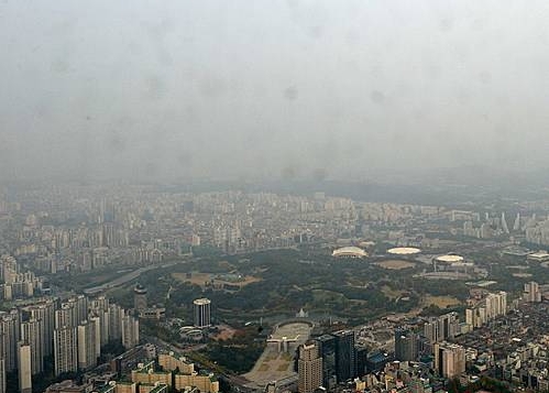 미세먼지 '나쁨' 수준/뉴시스