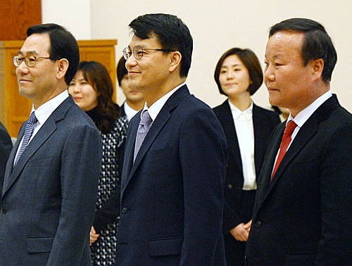 주호영, 윤상현, 김재원 정무특보/뉴시스