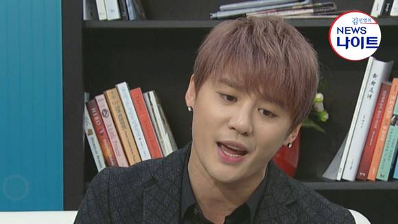 YTN '뉴스나이트'에 출연하는 시아준수/뉴시스