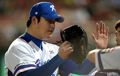 조상우, 연속 삼진으로 막았어!/뉴시스