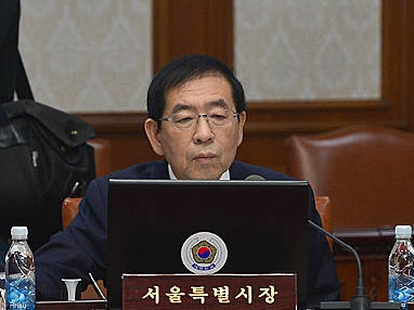 국무회의 참석한 박원순 시장/뉴시스
