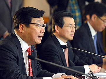 회의 주재하는 주형환 차관/뉴시스