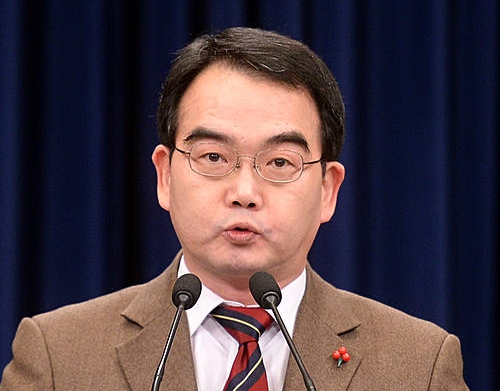 김성우 청와대 홍보수석/뉴시스